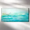 Dekor Leinwand Uhr Wandbilder Geräuschlos 60x30 Malerei Produktbild-Vorschau 2