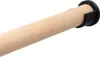 A close-up shot of a wooden rod with a black plastic bracket on the end, set against a white background. Produktbild-Vorschau
