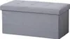 A gray ottoman with a tufted lid. Náhľad obrázku produktu