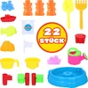 Eddy Toys Sand- und Wassertisch mit Eimer, Harke, Schaufel, Produktbild-Vorschau 3