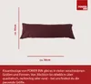 POWER INN Kissenbezug | 30x90cm | Aubergine | Polsterstoff Produktbild-Vorschau 2