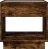 vidaXL Nachttisch mit Infinity-LED Räuchereiche 50x50x50 cm Produktbild-Vorschau 6