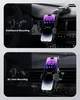 Two split images showing different mounting options for a car phone holder. Podgląd zdjęcia produktu