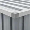 vidaXL Box da giardino grigio 109x67x65 cm Anteprima dell’immagine prodotto 6