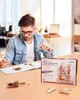 Baukasten Robotime Klassische Druckpresse LK602 Holz 21,5 x Produktbild-Vorschau 12