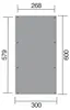 Einzelcarport 606 Gr.2 B x T x H 300 x 600 x 235 Produktbild-Vorschau 5