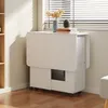 Mondeer Table à manger avec 4 tabourets Peu encombrante Voir les images du produit 7