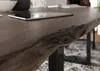 MASSIVMOEBEL24.DE Baumtisch Akazie 220x100x76 grau Beine Produktbild-Vorschau 4