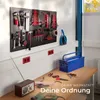 Děrovaný panel na nářadí Jonah s háčky a držáky - 3dílný Náhled obrázku produktu 12