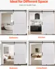 VEVOR Porta scorrevole in stile fienile Sistema di porte Anteprima dell’immagine prodotto 6