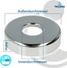 tecuro Schubrosette (1) Ø 32 mm x Ø 90 mm x Höhe 20 mm, Produktbild-Vorschau 2