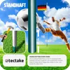 tectake® Aluminium Fahnenmast wetterfest inklusive Seilzug Produktbild-Vorschau 6