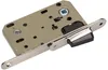 A close-up studio shot of a door lock mechanism and strike plate against a white background. Podgląd zdjęcia produktu