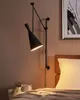 BELIANI Nástěnná lampa černá ocel 1 světlo osvětlení Náhled obrázku produktu 2