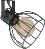 Plafonnier, brun, spots réglables, design cage, L 33,5 cm Voir les images du produit 6