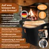 BLACK OAK DAKOTA XL Holzkorb 80L Schwarz mit Produktbild-Vorschau 8