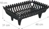 Relaxdays, vuurkorf voor open haard, afmetingen: 18 x 46 x Productafbeelding-voorbeeld 4