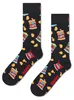 Happy Socks Chips Bag Crew-socken Schwarz EU 36-40 Produktbild-Vorschau 3