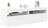 vidaXL TV skříňka s LED světly bílá 120x35x40 cm Náhled obrázku produktu 3