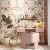 Scrivania per bambini con cassetti NILSA - rosa/marrone Anteprima dell’immagine prodotto 4
