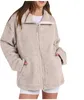 ASKSA Damen Teddy Fleece Jacke Warme Flanell Jacke Dicke Produktbild-Vorschau 2