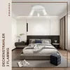 ZMH LED Deckenleuchte Weiß 3 Flammig Deckenlampe  Produktbild-Vorschau 8
