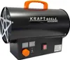 A black gas heater with an orange handle and orange dial, displayed on a white background. Anteprima dell’immagine prodotto