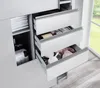 Kleiderschrank Saigon Schwebetüren weiß mit Spiegel 270 cm Produktbild-Vorschau 3