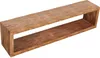 Möbilia Wandregal rechteckig | Mango-Holz | B 80 x T 15 x H Produktbild-Vorschau 1