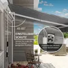 Outdoor manuelle Gelenkarmmarkise Markise 395cm mit Produktbild-Vorschau 4