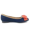 Marco Tozzi Damen Ballerina in Blau, Größe 36 Produktbild-Vorschau 3