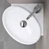 doporro Waschbecken  Gäste WC weiß Aufsatzwaschbecken Produktbild-Vorschau 4