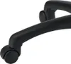 Close-up of the black base and casters of an office chair. Náhled obrázku produktu
