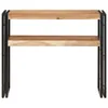 vidaXL Stolik 90x30x75 cm z litego drewna akacjowego Podgląd zdjęcia produktu 1