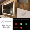 Artforma Badspiegel SMART 160x90 cm - mit LED Beleuchtung - Produktbild-Vorschau 4