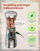 Elektrické mlýnky na sůl a pepř, sada 2 kusů, vyrobené z Náhled obrázku produktu 4