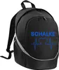 multifanshop Rucksack - Schalke - Herzschlag, schwarz, Produktbild-Vorschau 1