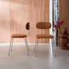 sweeek - 2er-Set Stühle mit nussbaumfarbenem Holzdekor und Produktbild-Vorschau 3