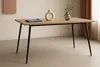 Stół prostokątny do jadalni kuchni IVO 160x90x75 Dąb Podgląd zdjęcia produktu 10