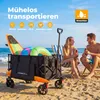 Faltbarer Bollerwagen Handwagen Strandwagen 200L Produktbild-Vorschau 6