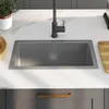 vidaXL Lavello artigianale da incasso in acciaio inox Anteprima dell’immagine prodotto 3