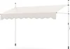 A white awning supported by poles against a white background. Náhľad obrázku produktu