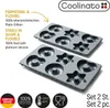 Coolinato Silikon Lebkuchen Backformen 2tlg. GRAU Produktbild-Vorschau 3