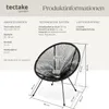 tectake® 2 Gartenstühle Santana Retro im Acapulco-Stil Produktbild-Vorschau 7