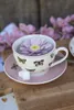 Clayre & Eef Tasse mit Untertasse 200 ml Weiß Rosa Produktbild-Vorschau 6