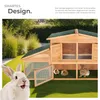 tectake® Kleintierstall Johannes aus Holz 226 x 77 x 95,5 Produktbild-Vorschau 3