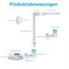 Pool Fontäne Wasserfall, verstellbarer Sprühwinkel, Produktbild-Vorschau 2