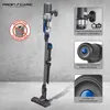 A cordless vacuum cleaner is shown with several inset images highlighting its features. Náhled obrázku produktu