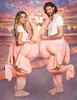 Carry-Me Flamingo-Kostüm für Erwachsene rosa - Produktbild-Vorschau 3