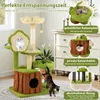 Arbre à chat COSTWAY, Arbre à chat avec niche pour chats, Voir les images du produit 5